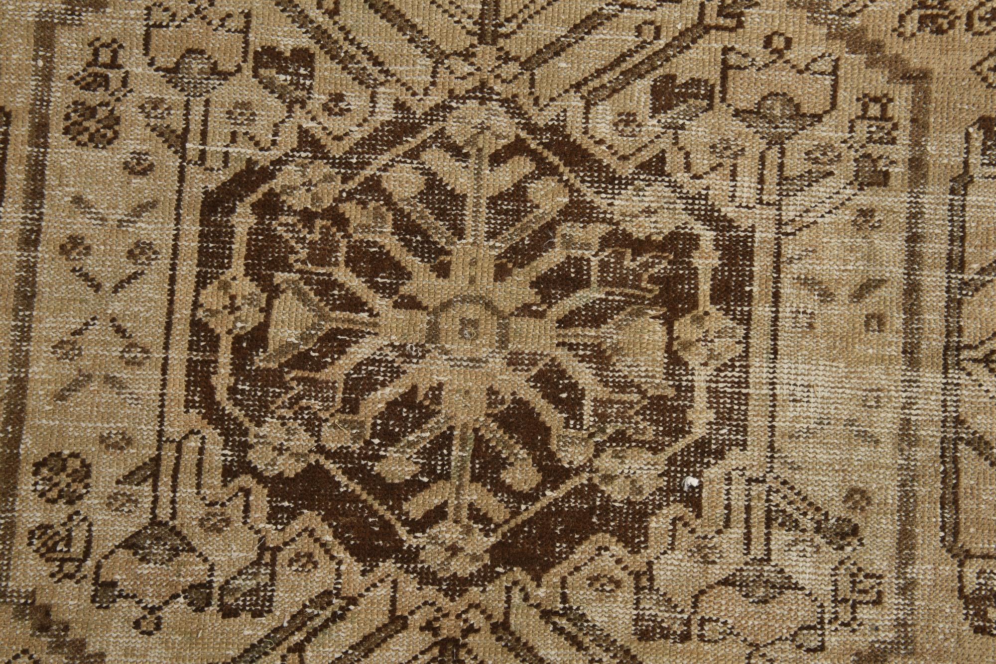 4' x 6' Hand Knotted Ultra Vintage Persian Wool Rug