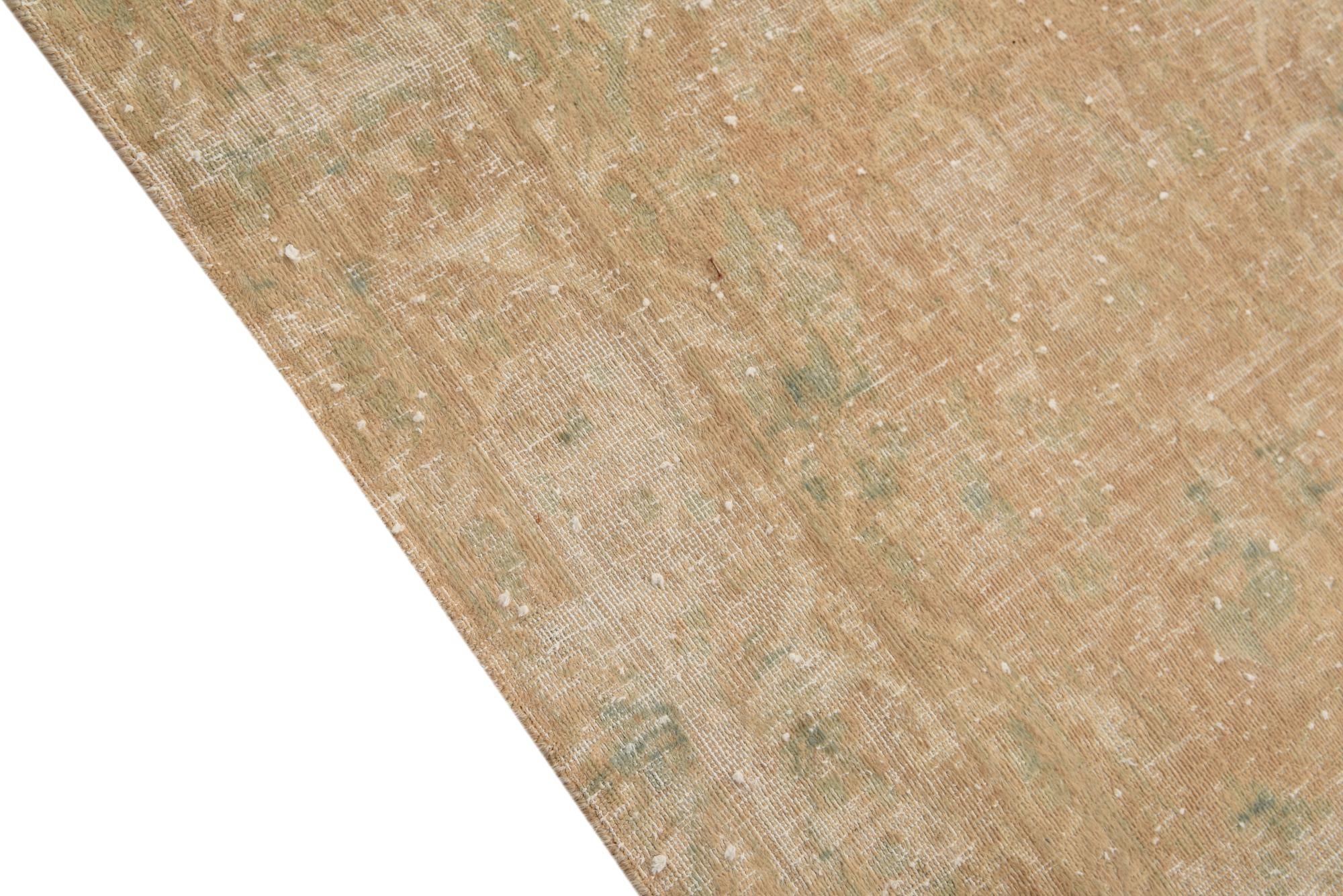 4' 11 x 8' 3 Hand Knotted Ultra Vintage Persian Wool Rug