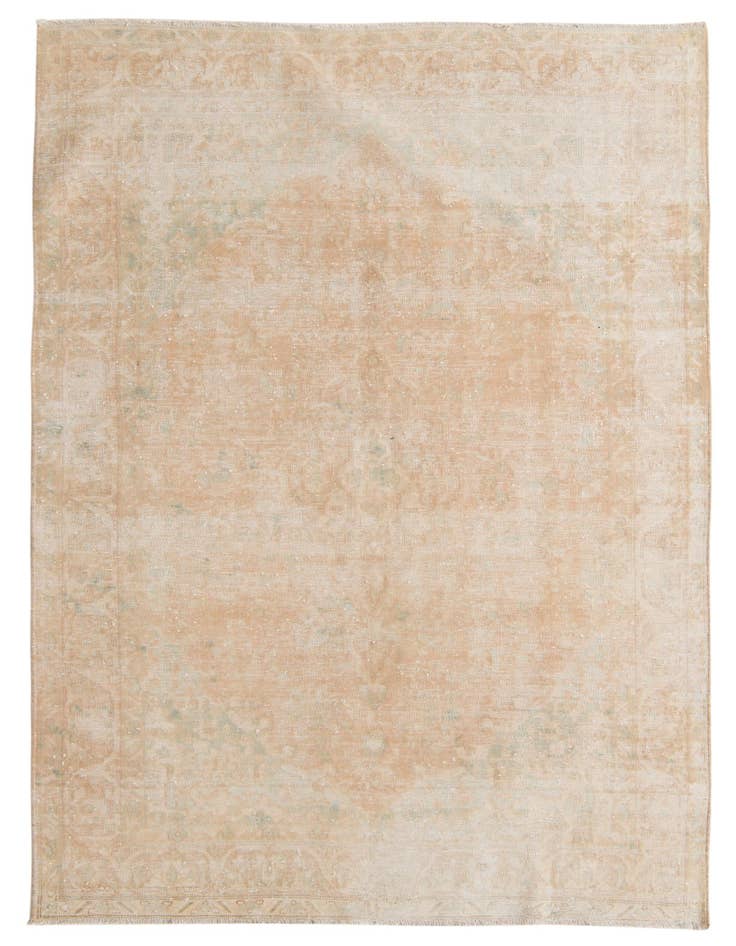 Detail image of 4' 11 x 8' 3 Hand Knotted Ultra Vintage Persian Wool Rug
