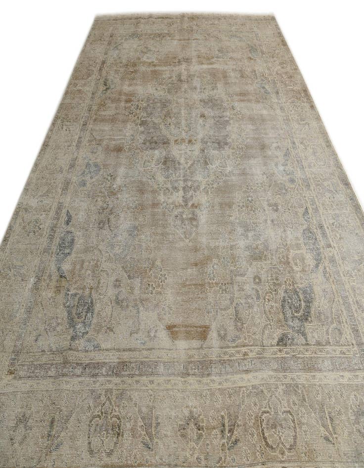 Detail image of 9' 3 x 12' 9  Hand Knotted Ultra Vintage Persian Wool Rug