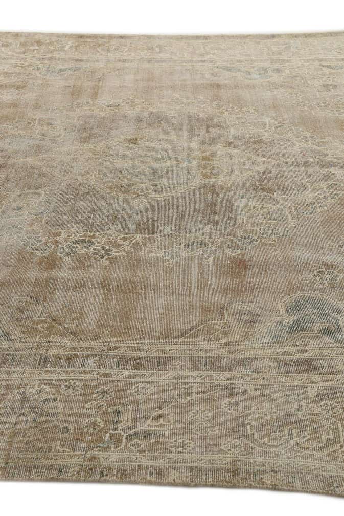 9' 3 x 12' 9 Hand Knotted Ultra Vintage Persian Wool Rug
