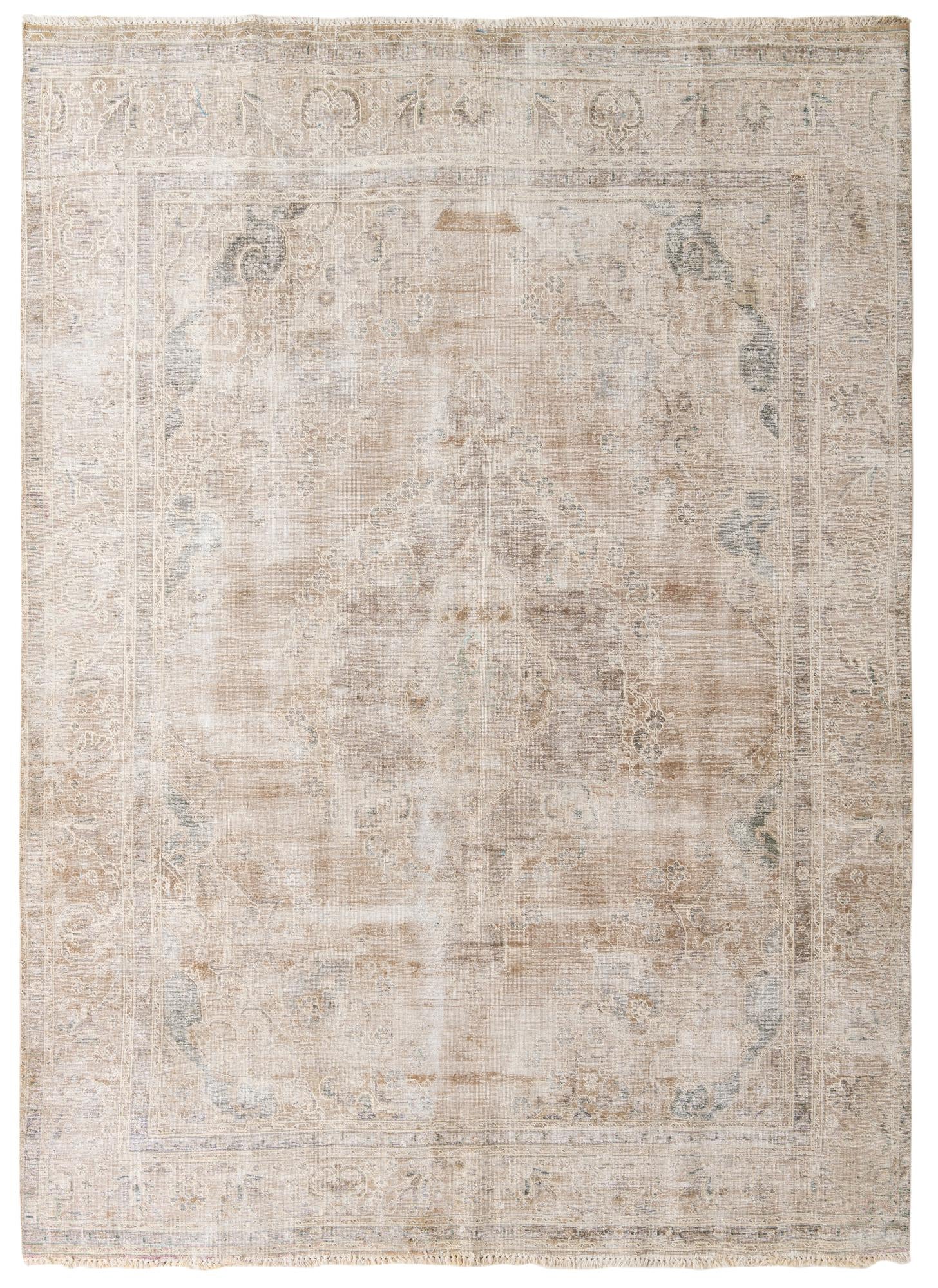 9' 3 x 12' 9 Hand Knotted Ultra Vintage Persian Wool Rug