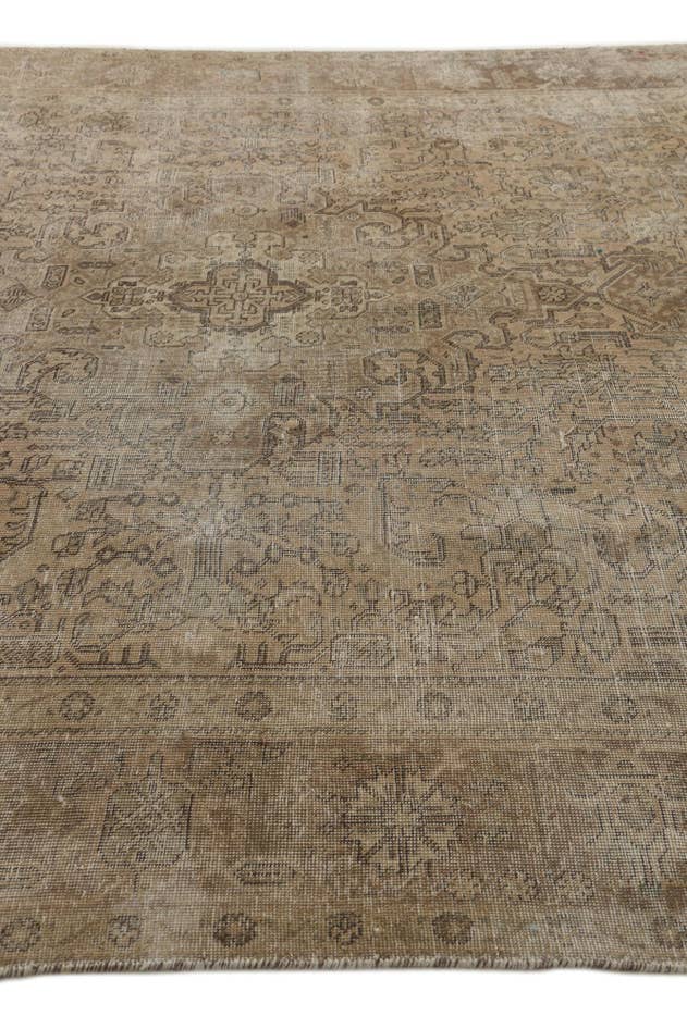 Detail image of 8' 4 x 10' 5 Hand Knotted Ultra Vintage Persian Wool Rug