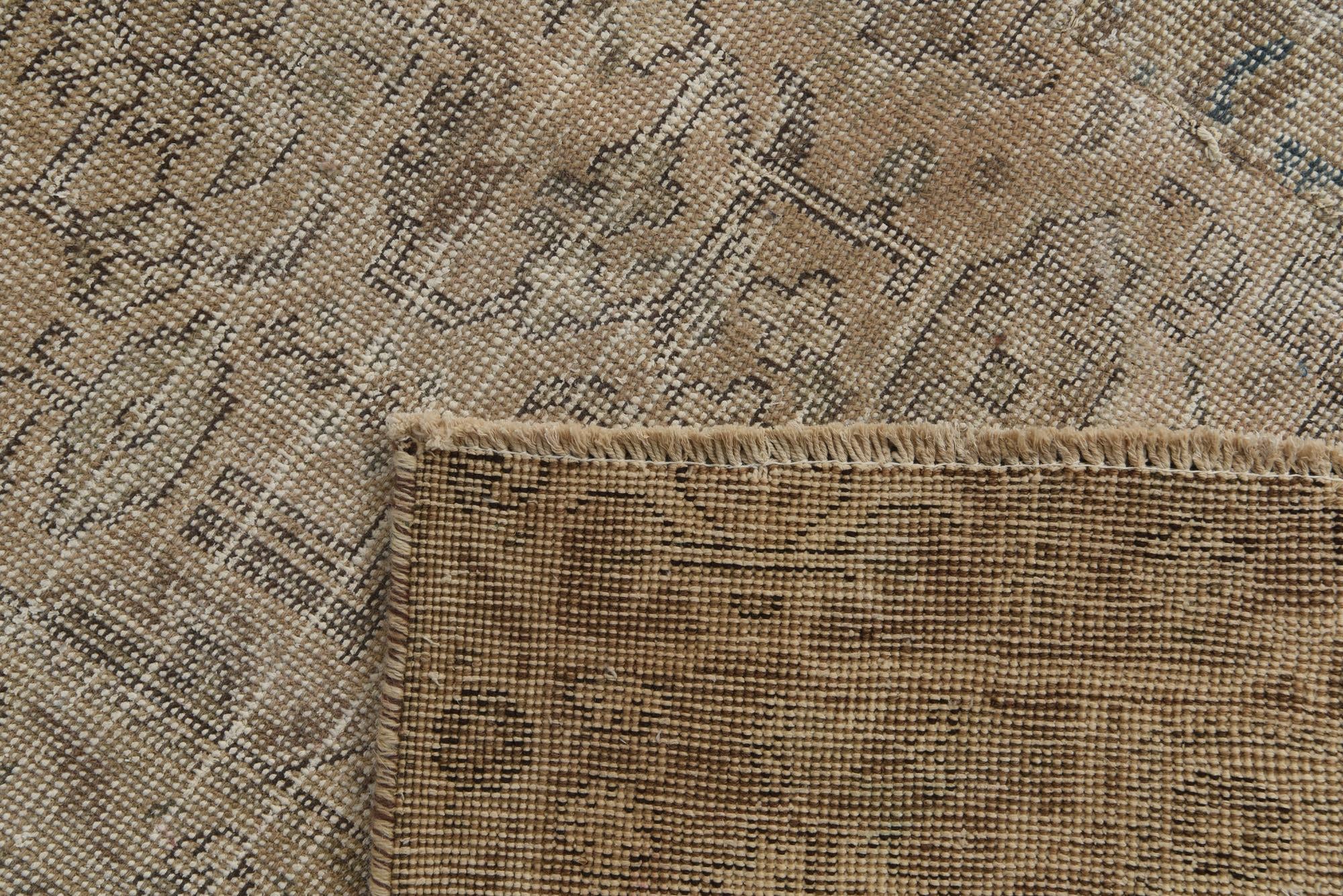 8' 4 x 10' 5 Hand Knotted Ultra Vintage Persian Wool Rug
