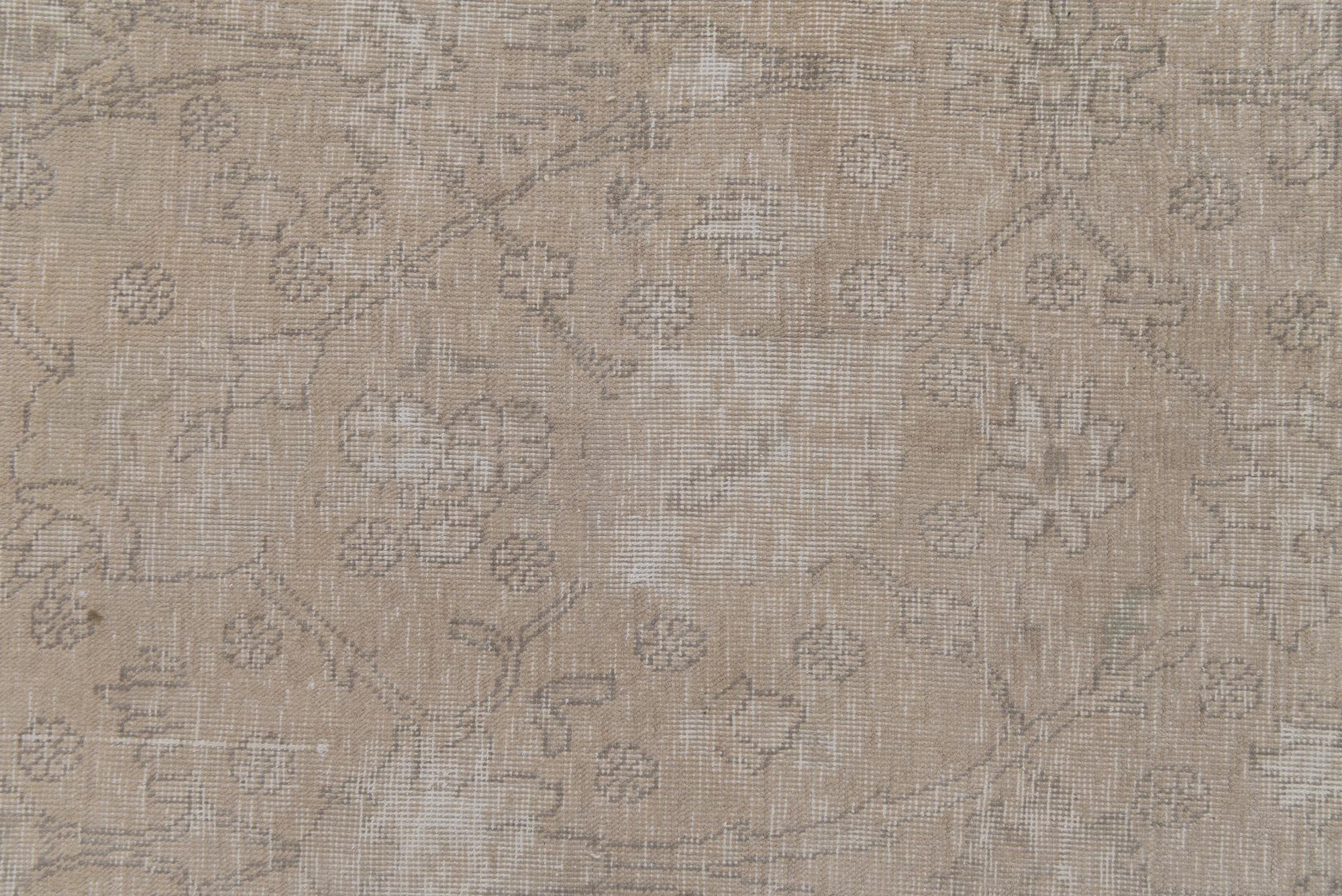 9' 7 x 12' 5 Hand Knotted Ultra Vintage Persian Wool Rug