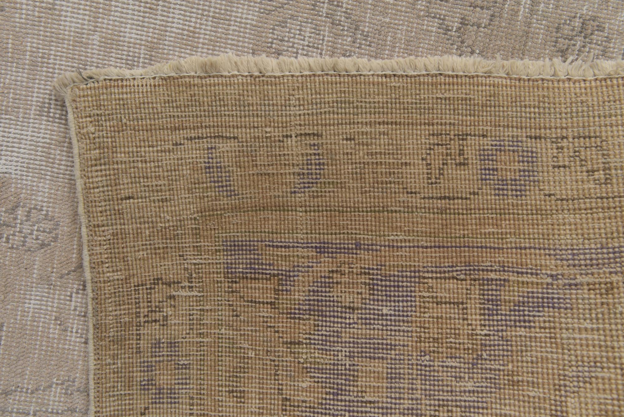 9' 7 x 12' 5 Hand Knotted Ultra Vintage Persian Wool Rug