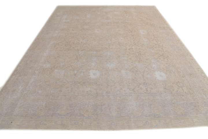 9' 7 x 12' 5 Hand Knotted Ultra Vintage Persian Wool Rug