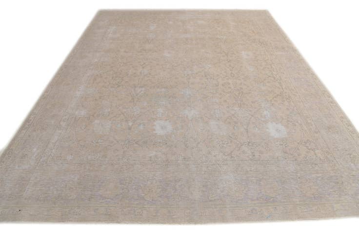 Detail image of 9' 7 x 12' 5 Hand Knotted Ultra Vintage Persian Wool Rug