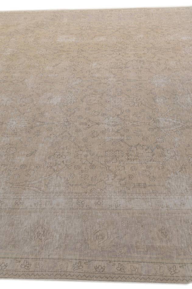 Detail image of 9' 7 x 12' 5 Hand Knotted Ultra Vintage Persian Wool Rug