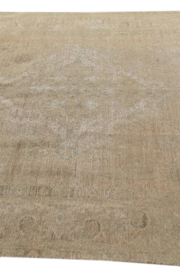 Detail image of 6' 4 x 9' 7 Hand Knotted Ultra Vintage Persian Wool Rug