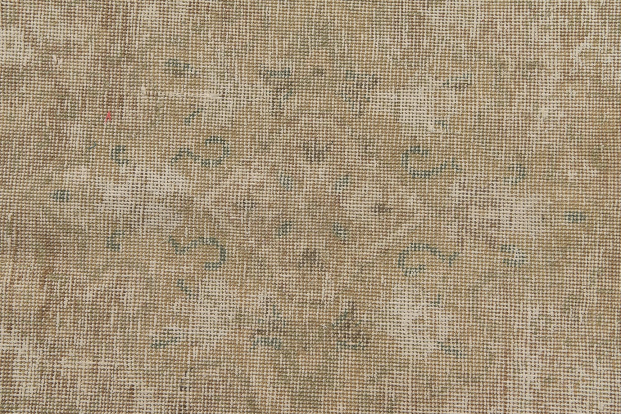 6' 4 x 9' 7 Hand Knotted Ultra Vintage Persian Wool Rug