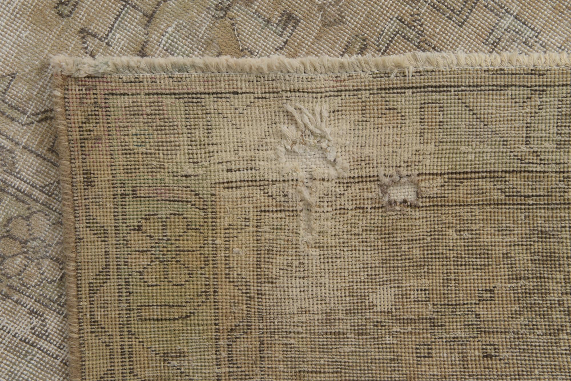 9' 9 x 12' 9 Hand Knotted Ultra Vintage Persian Wool Rug