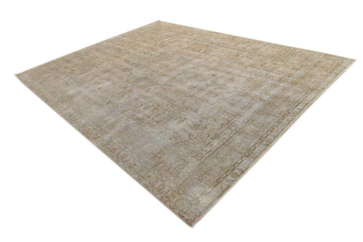 Detail image of 9' 9 x 12' 9 Hand Knotted Ultra Vintage Persian Wool Rug