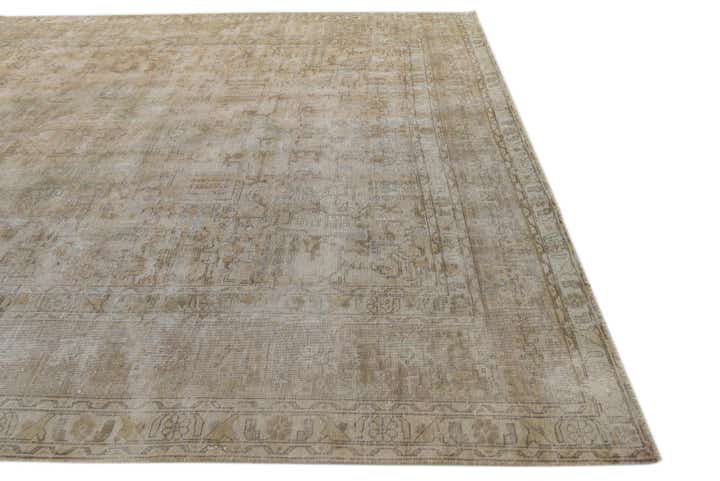 9' 9 x 12' 9 Hand Knotted Ultra Vintage Persian Wool Rug