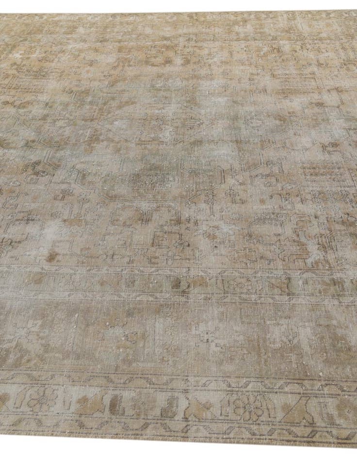 Detail image of 9' 9 x 12' 9  Hand Knotted Ultra Vintage Persian Wool Rug