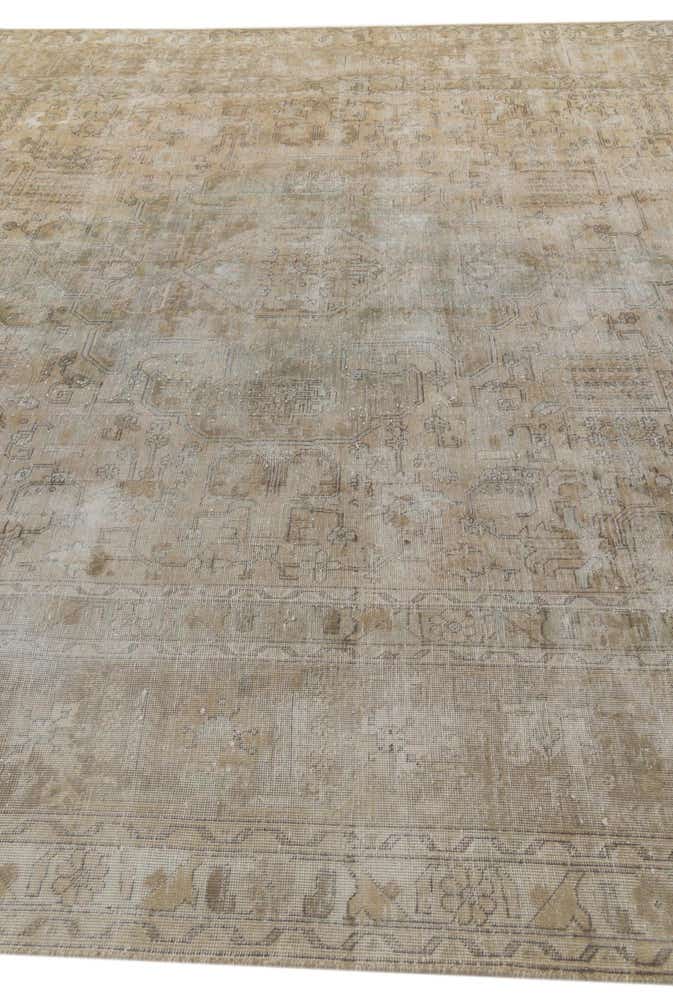 9' 9 x 12' 9 Hand Knotted Ultra Vintage Persian Wool Rug