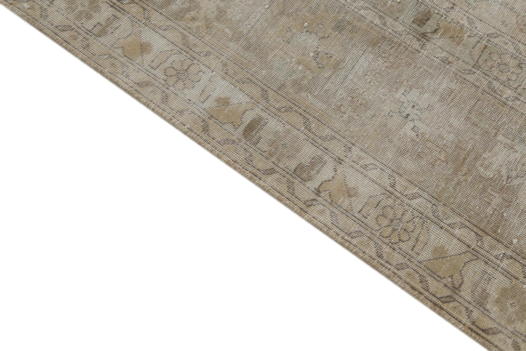 9' 9 x 12' 9 Hand Knotted Ultra Vintage Persian Wool Rug