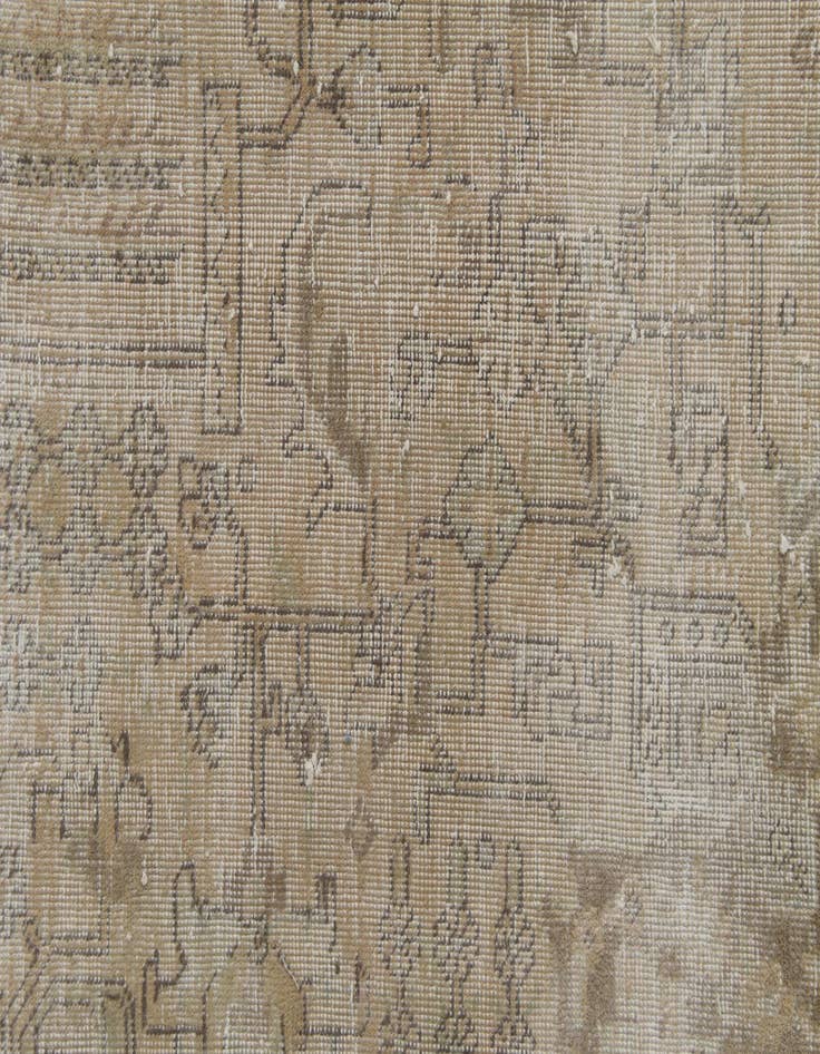 Detail image of 9' 9 x 12' 9  Hand Knotted Ultra Vintage Persian Wool Rug