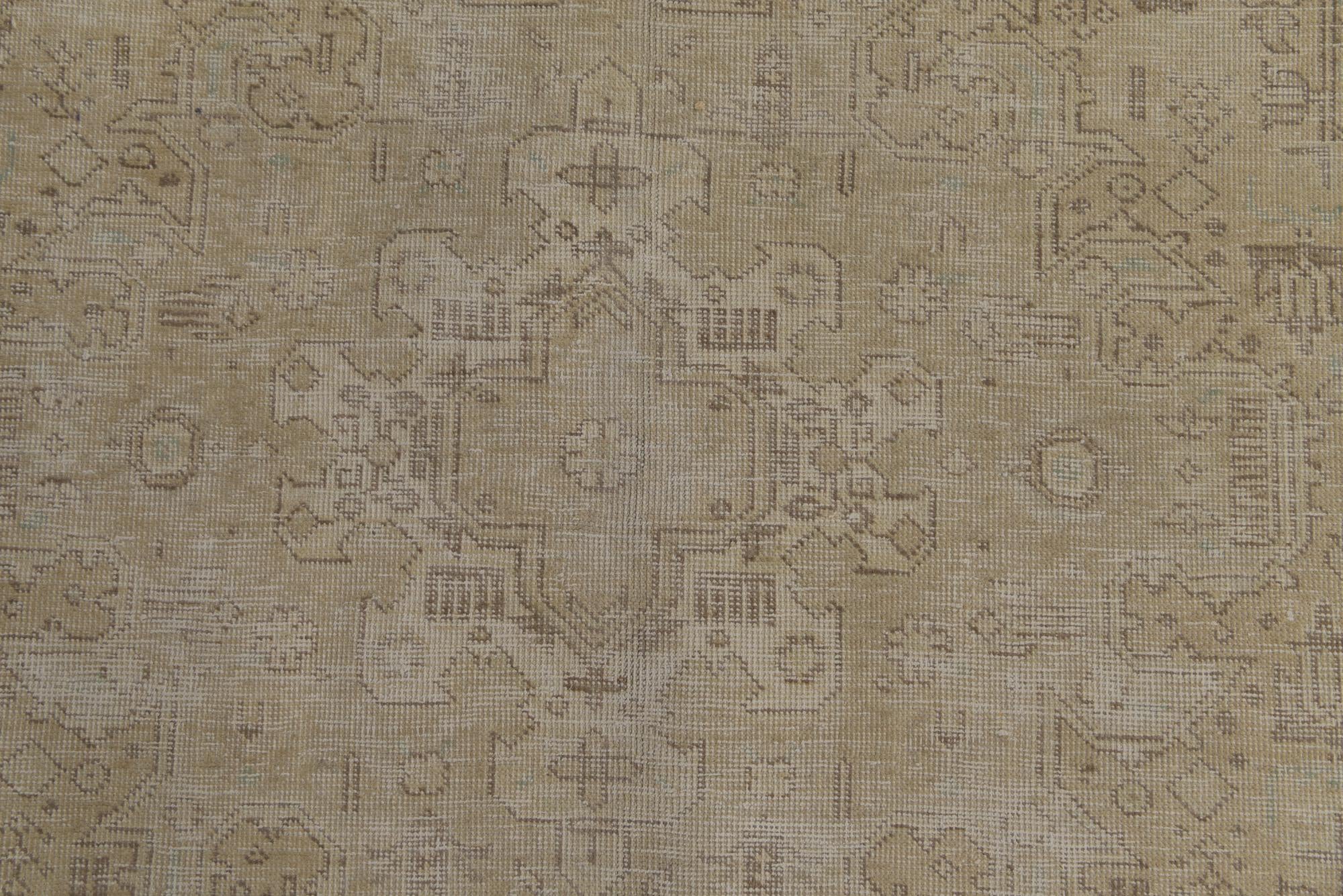 9' 6 x 12' 7 Hand Knotted Ultra Vintage Persian Wool Rug