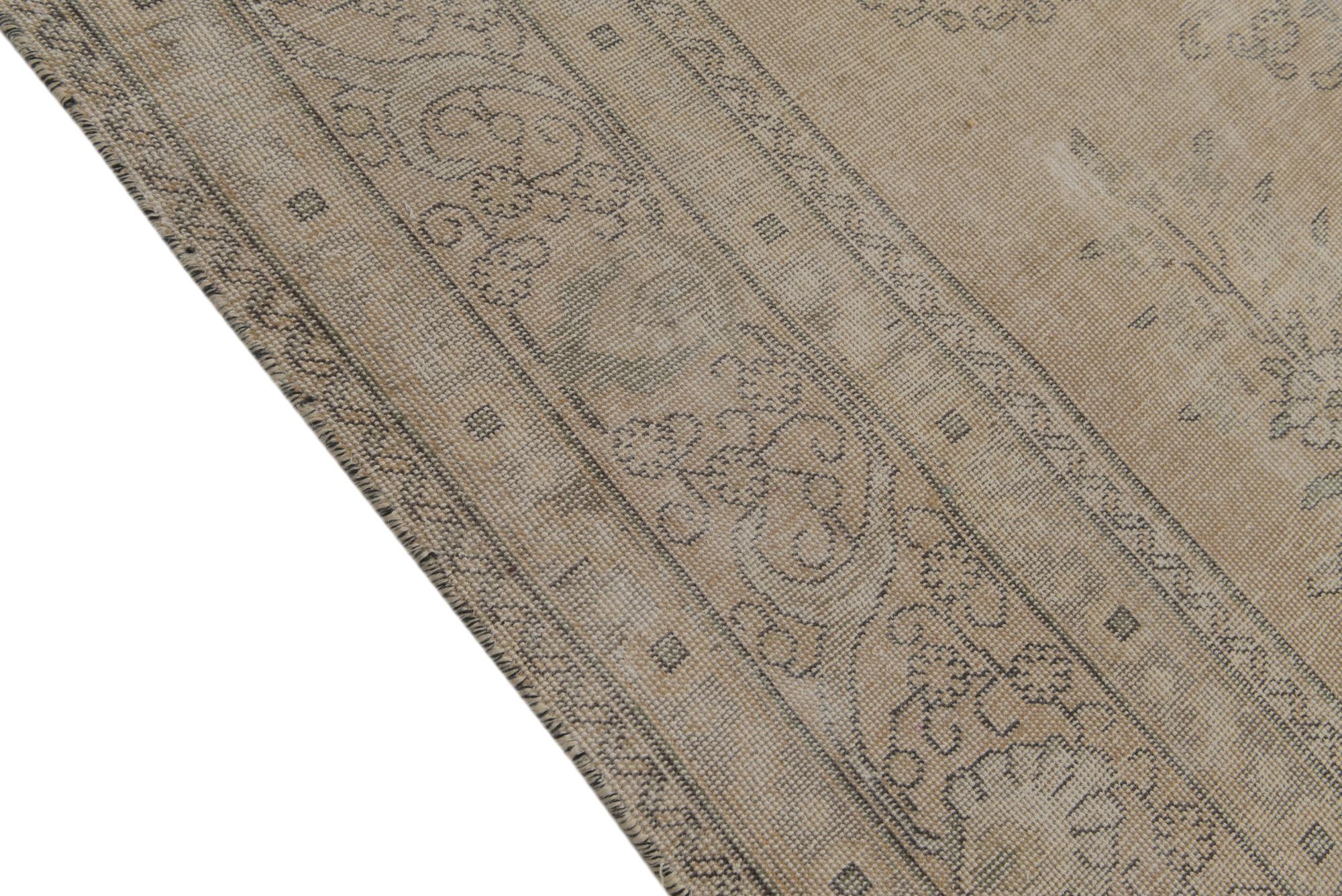 9' 6 x 13' 1 Hand Knotted Ultra Vintage Persian Wool Rug