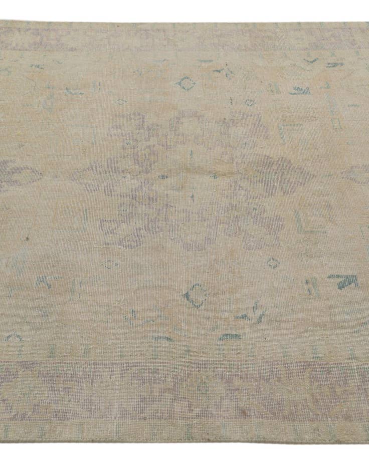 Detail image of 4' 5 x 6' 1  Hand Knotted Ultra Vintage Persian Wool Rug