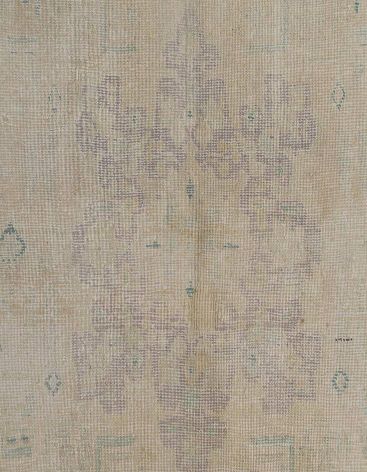 Detail image of 4' 5 x 6' 1  Hand Knotted Ultra Vintage Persian Wool Rug