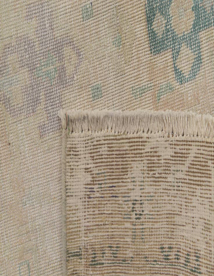 Detail image of 4' 5 x 6' 1  Hand Knotted Ultra Vintage Persian Wool Rug