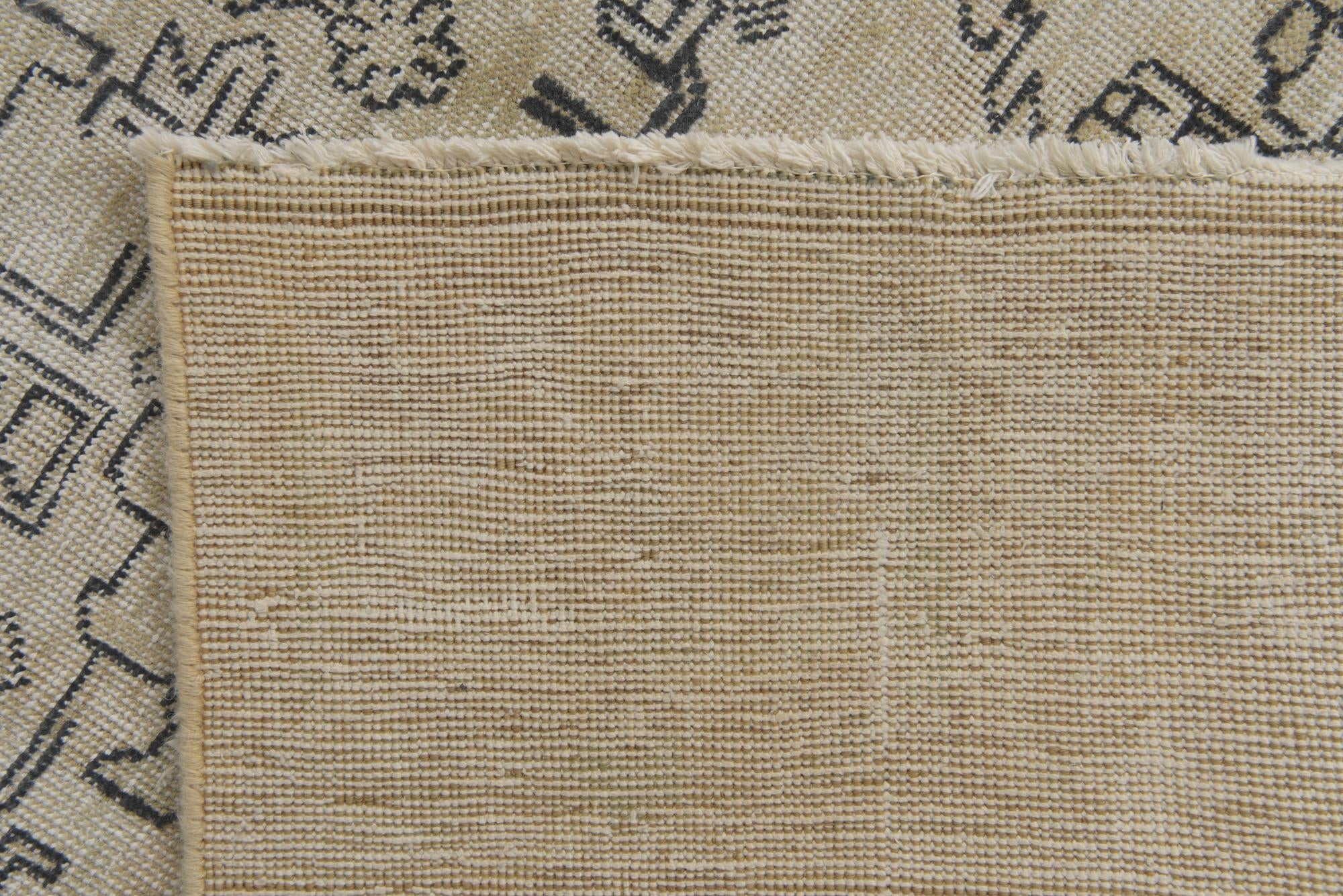 9' 1 x 12' 3 Hand Knotted Ultra Vintage Persian Wool Rug