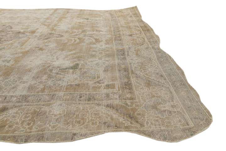 7' 7 x 11' 3 Hand Knotted Ultra Vintage Persian Wool Rug