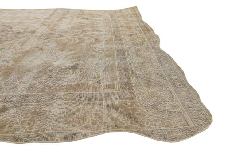 Detail image of 7' 7 x 11' 3 Hand Knotted Ultra Vintage Persian Wool Rug