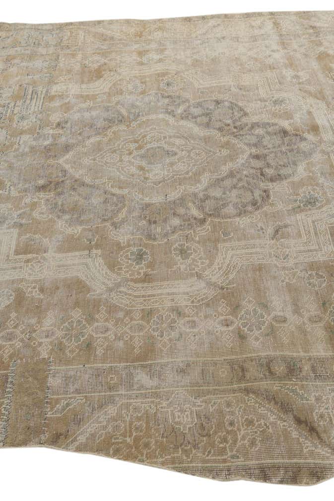 7' 7 x 11' 3 Hand Knotted Ultra Vintage Persian Wool Rug