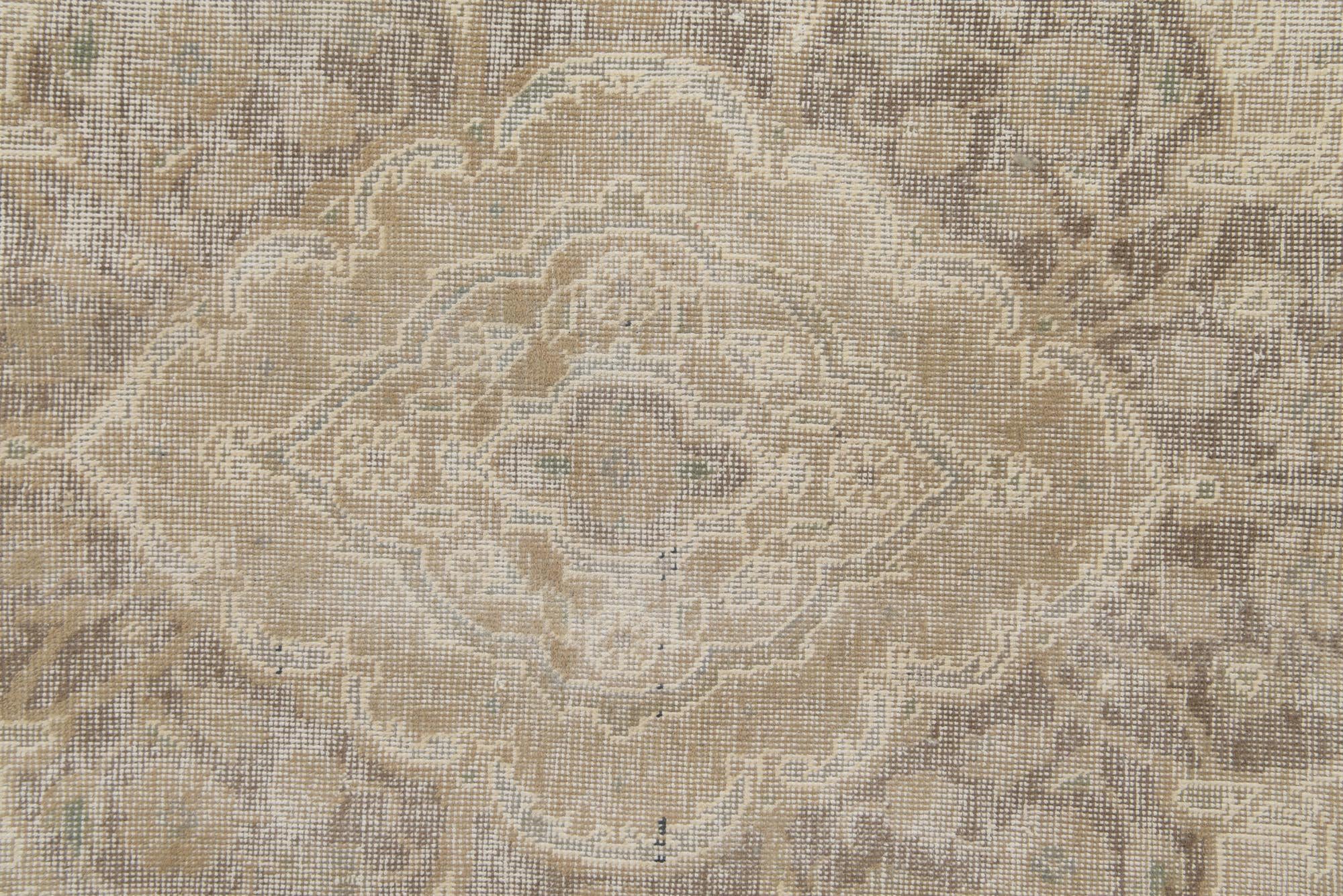 7' 7 x 11' 3 Hand Knotted Ultra Vintage Persian Wool Rug