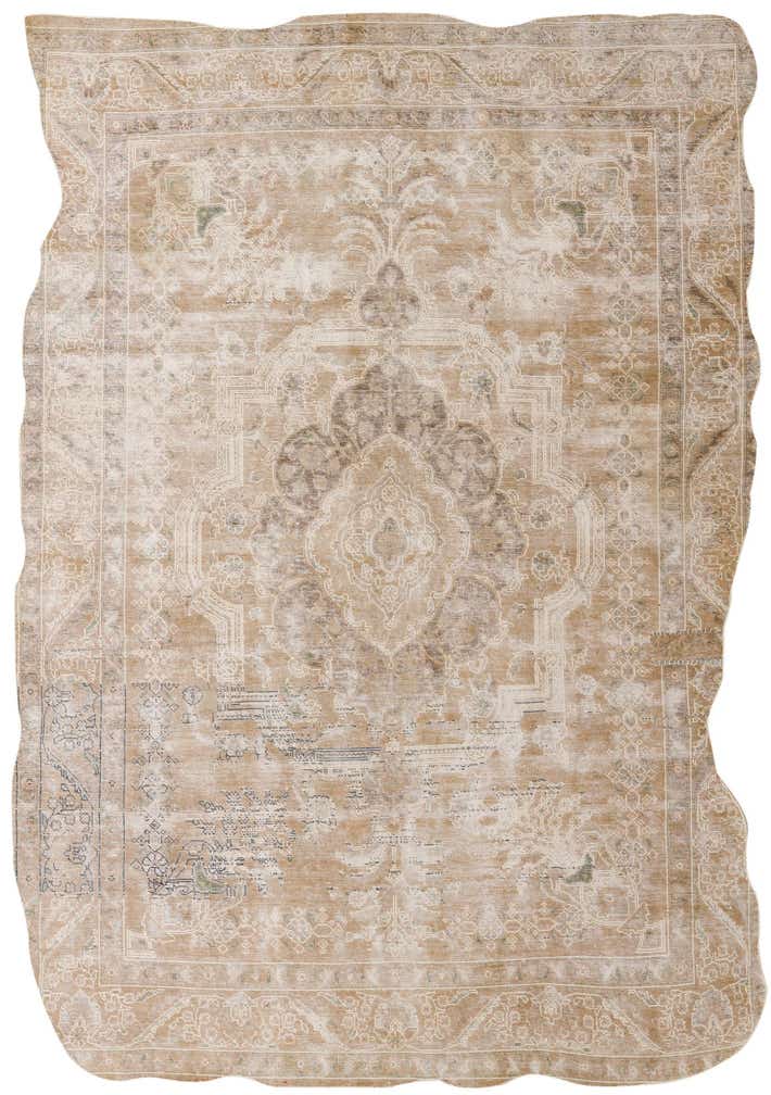 7' 7 x 11' 3 Hand Knotted Ultra Vintage Persian Wool Rug