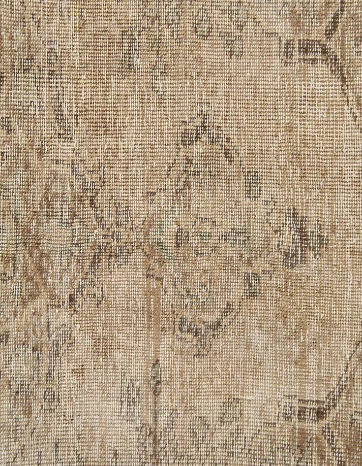 Detail image of 6' 1 x 8' 10  Hand Knotted Ultra Vintage Persian Wool Rug