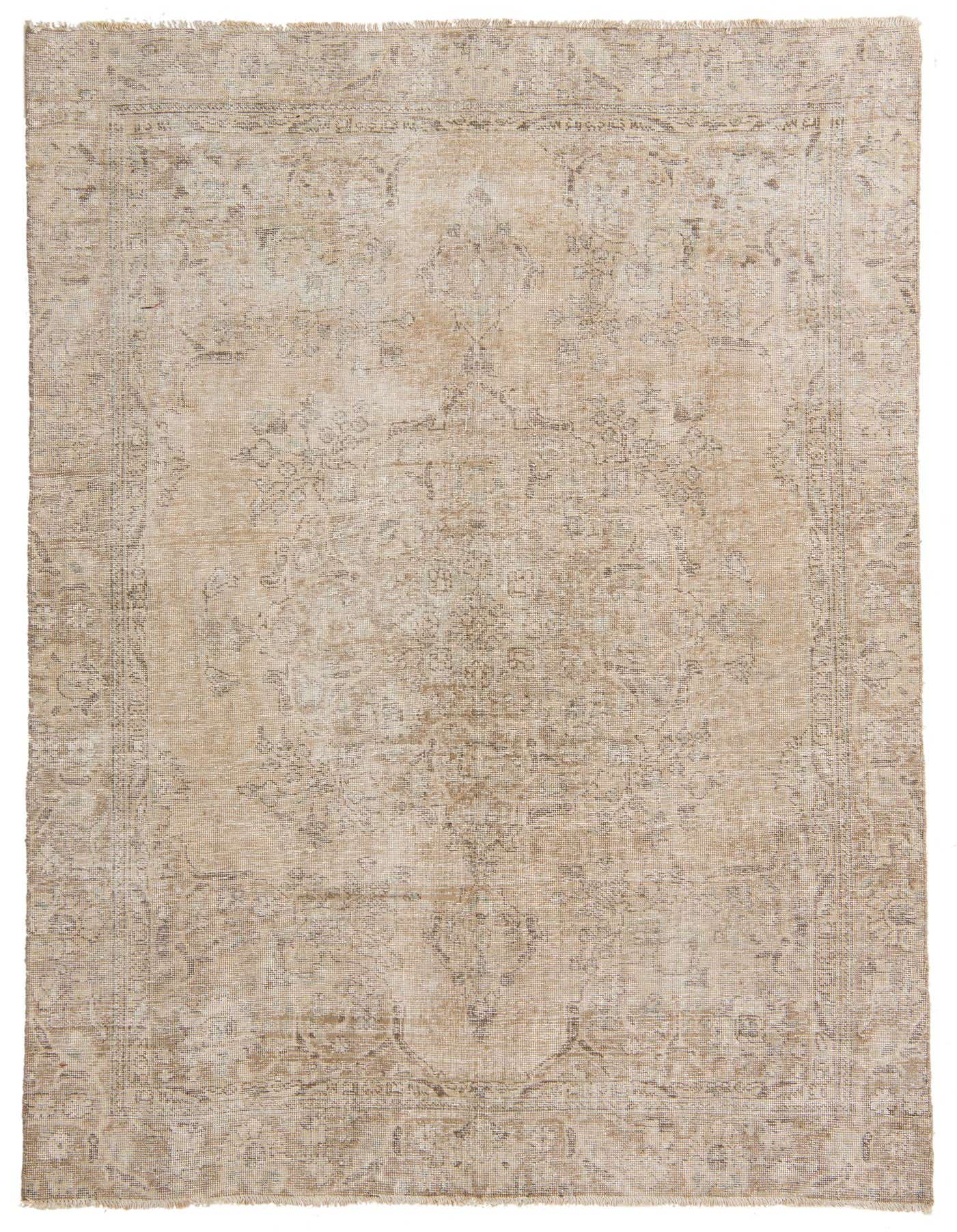Primary image 6' 1 x 8' 10  Hand Knotted Ultra Vintage Persian Wool Rug