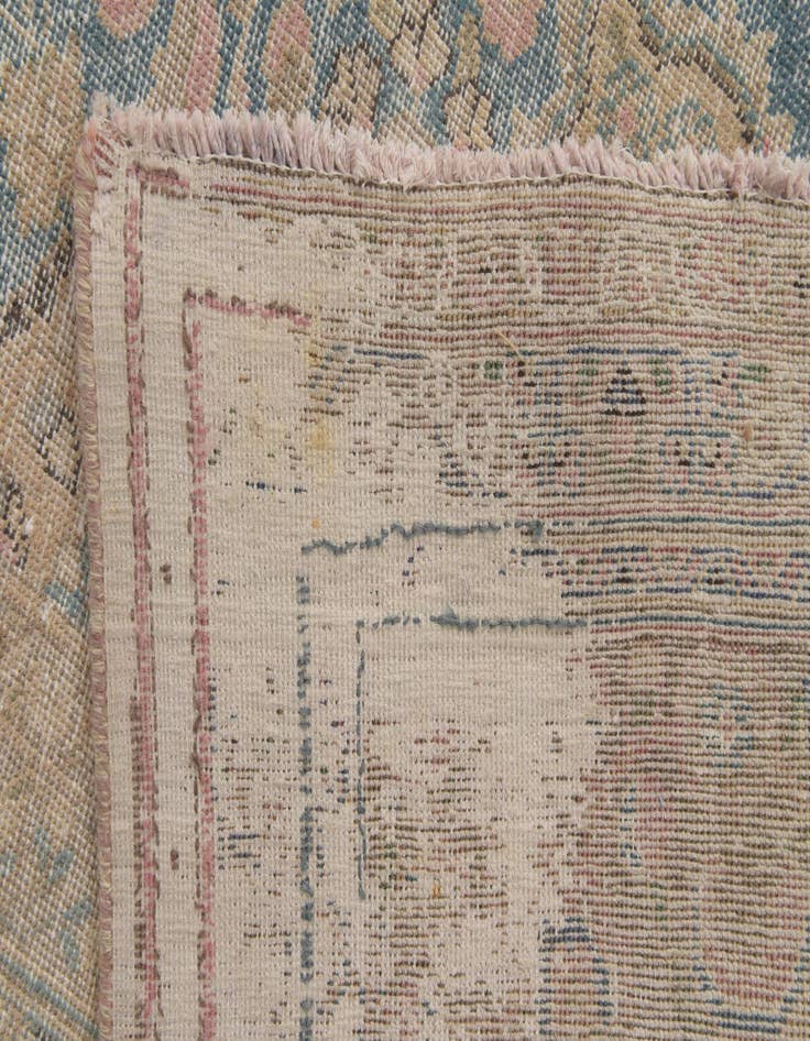 Detail image of 9' 8 x 12' 3  Hand Knotted Ultra Vintage Persian Wool Rug