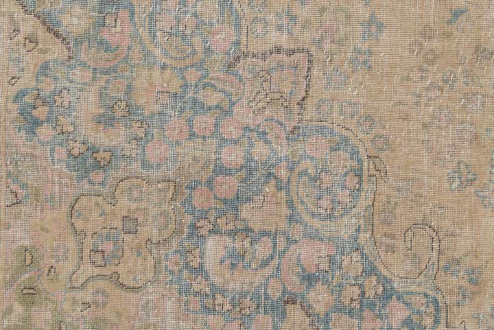 9' 8 x 12' 3 Hand Knotted Ultra Vintage Persian Wool Rug