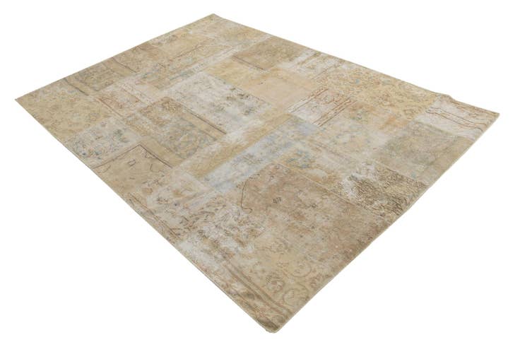 Detail image of 5' 8 x 7' 10 Hand Knotted Ultra Vintage Persian Wool Rug