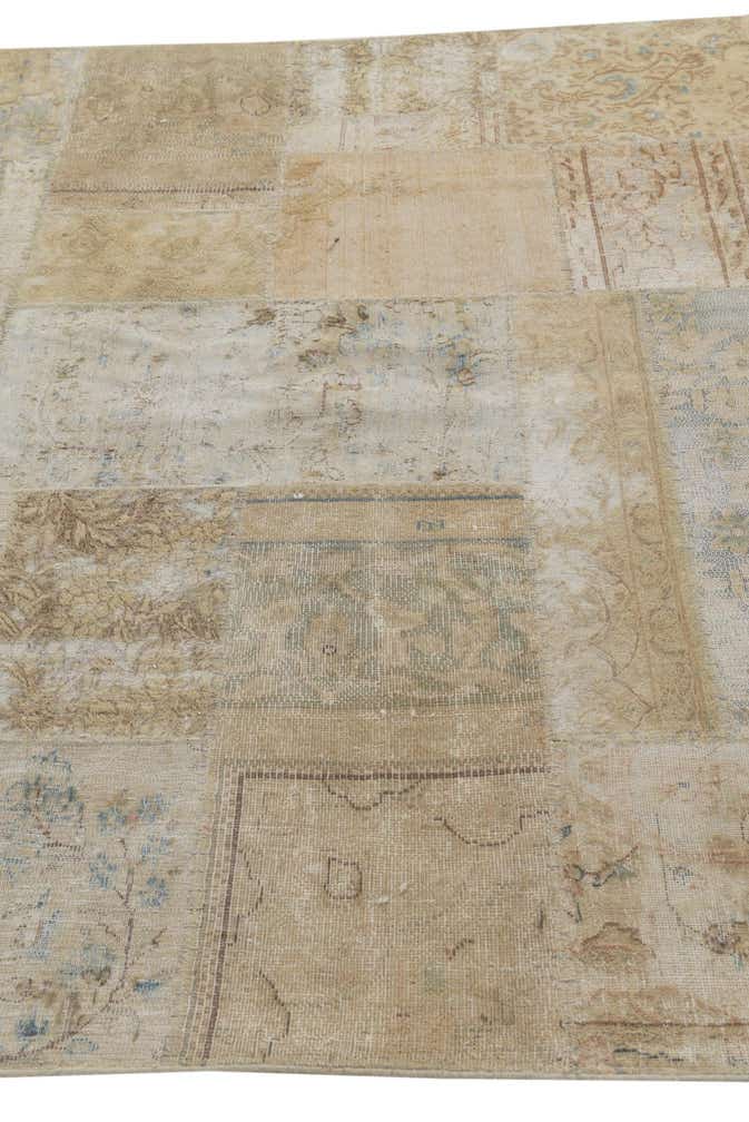 5' 8 x 7' 10 Hand Knotted Ultra Vintage Persian Wool Rug