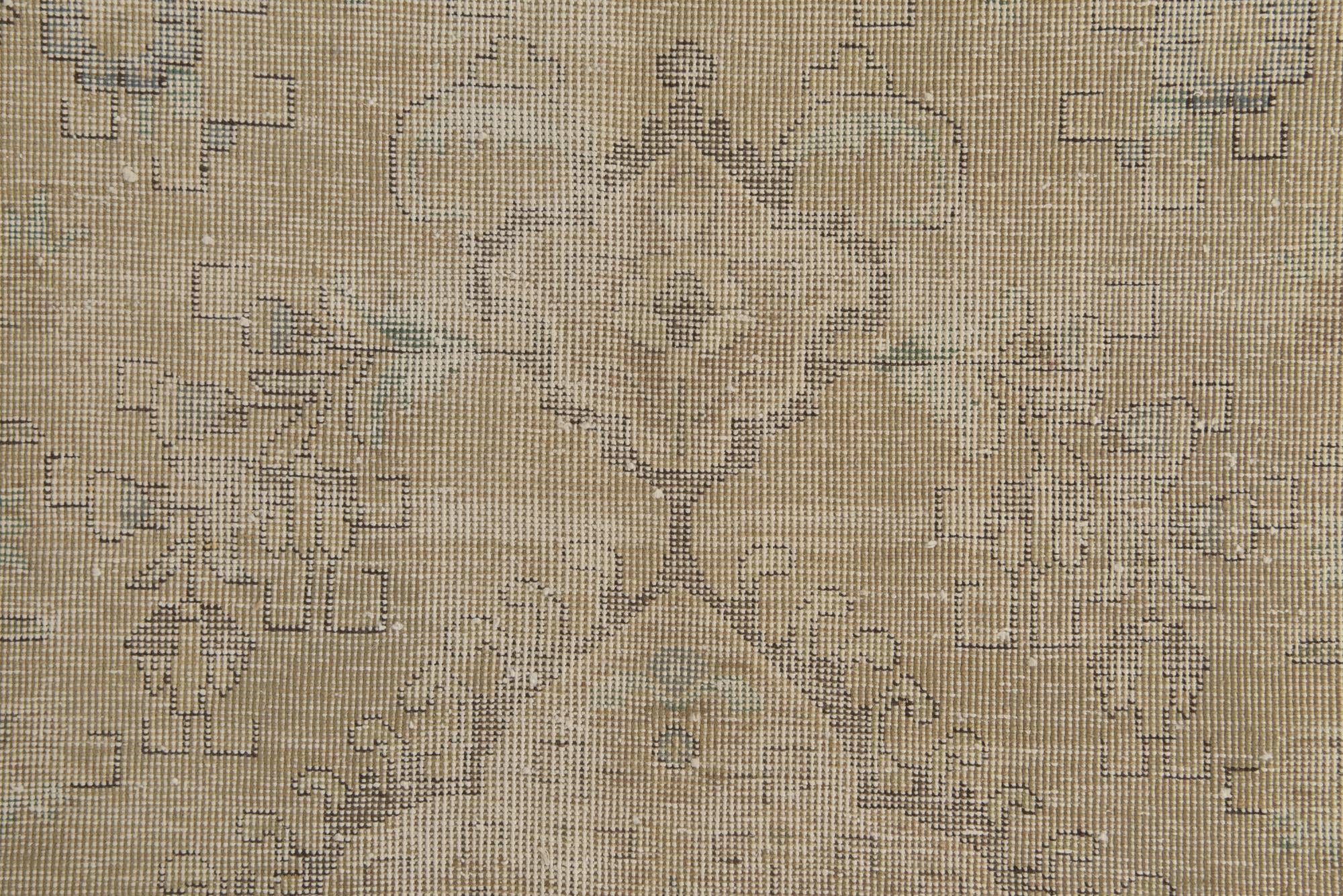 6' 5 x 9' 4 Hand Knotted Ultra Vintage Persian Wool Rug