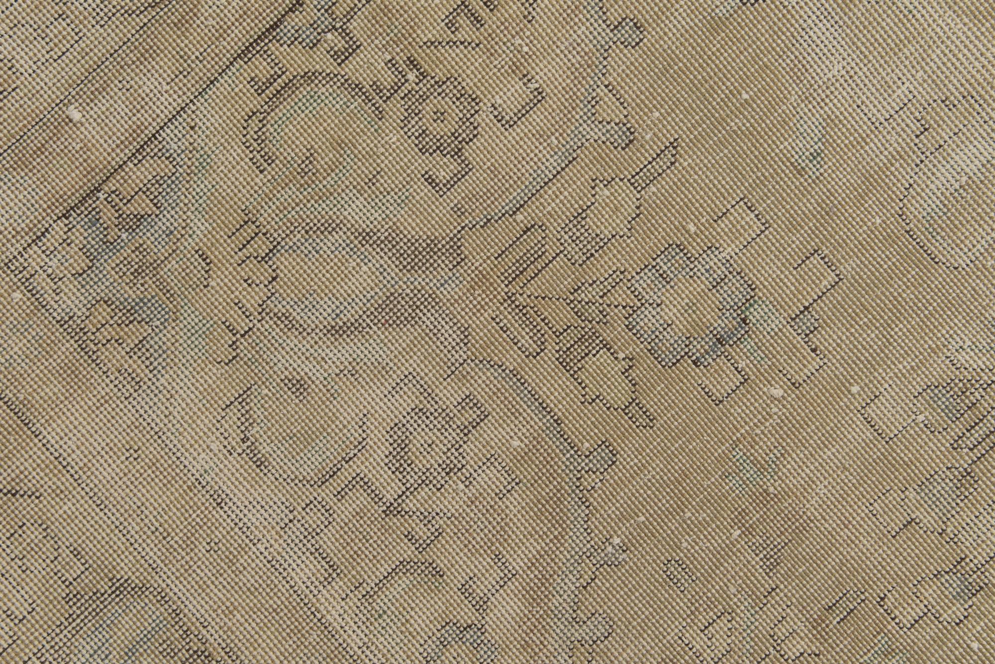 6' 5 x 9' 4 Hand Knotted Ultra Vintage Persian Wool Rug