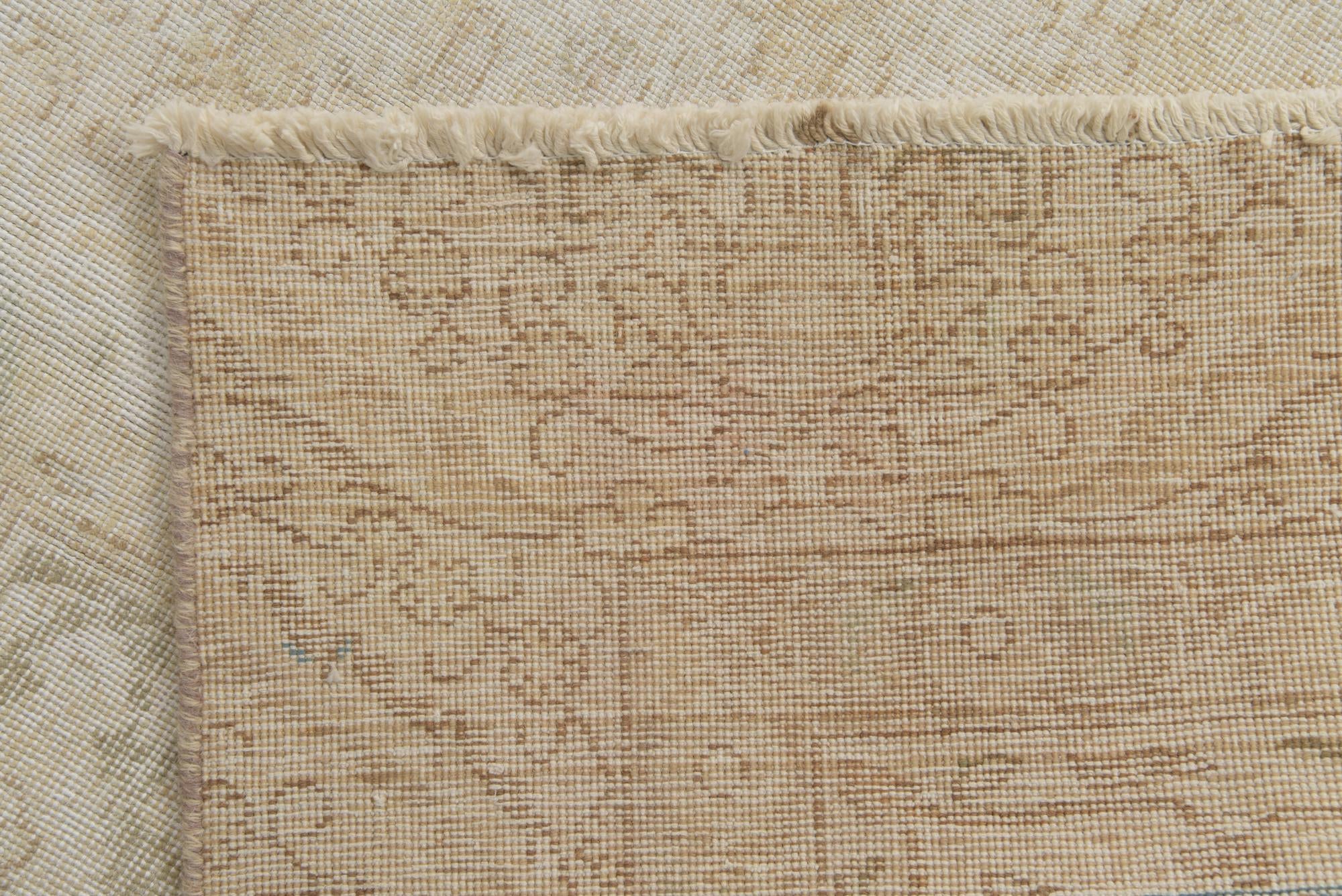 6' 10 x 10' 5 Hand Knotted Ultra Vintage Persian Wool Rug