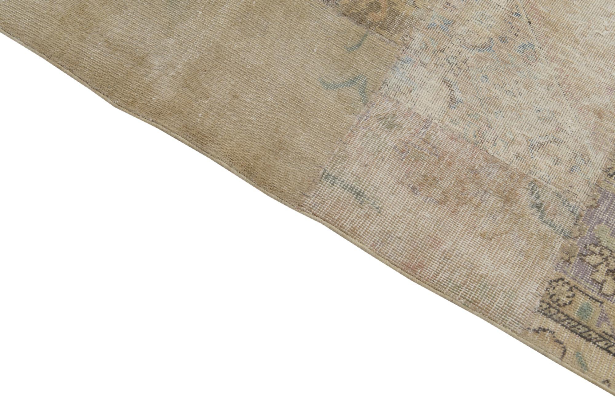 5' 4 x 7' 10 Hand Knotted Ultra Vintage Persian Wool Rug