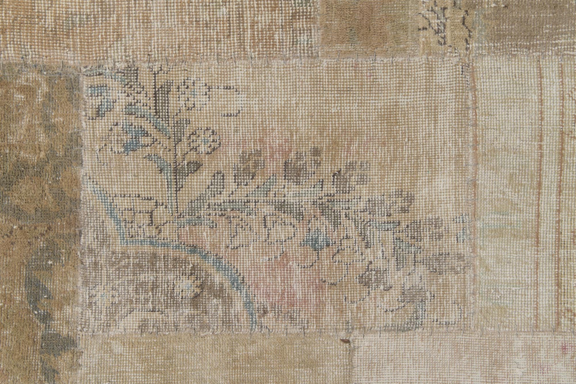 5' 4 x 7' 10 Hand Knotted Ultra Vintage Persian Wool Rug