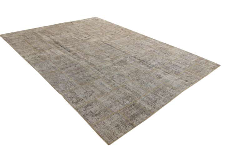 9' 1 x 12' 4 Hand Knotted Ultra Vintage Persian Wool Rug