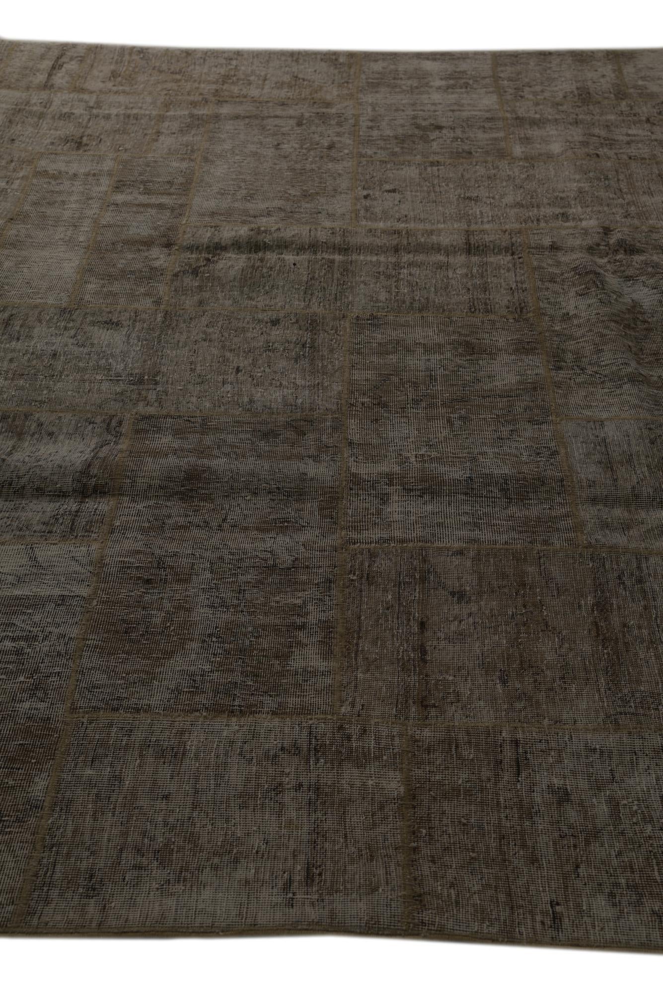 9' 1 x 12' 4 Hand Knotted Ultra Vintage Persian Wool Rug