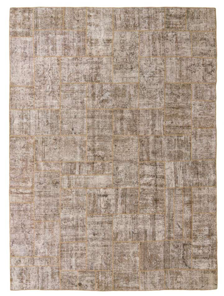 9' 1 x 12' 4 Hand Knotted Ultra Vintage Persian Wool Rug