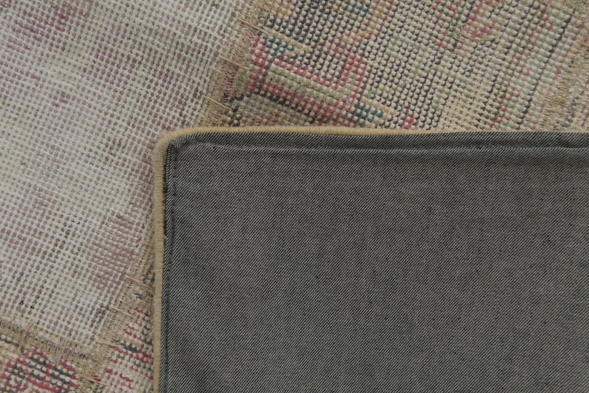 9' x 12' 5 Hand Knotted Ultra Vintage Persian Wool Rug