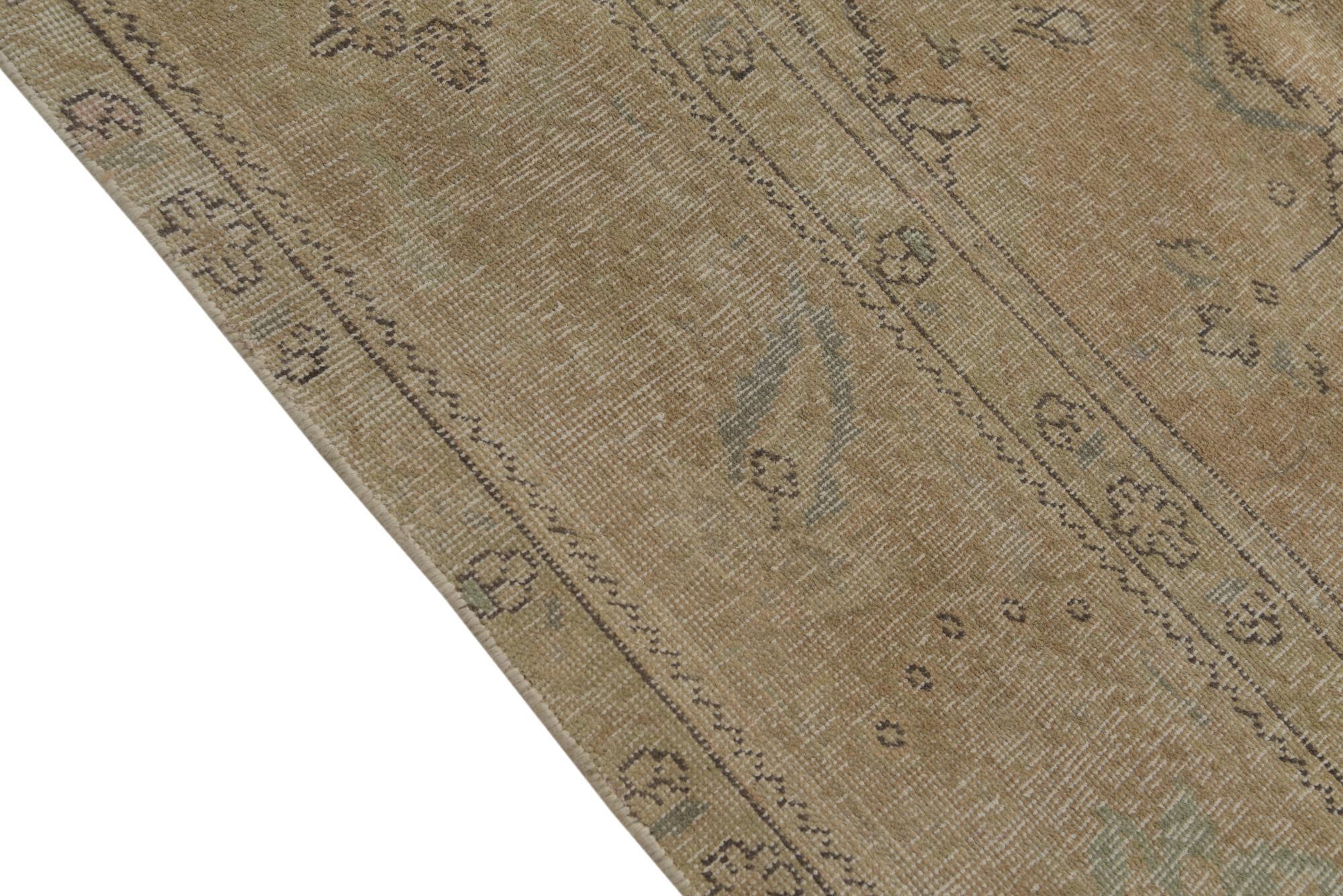 9' 3 x 12' 5 Hand Knotted Ultra Vintage Persian Wool Rug