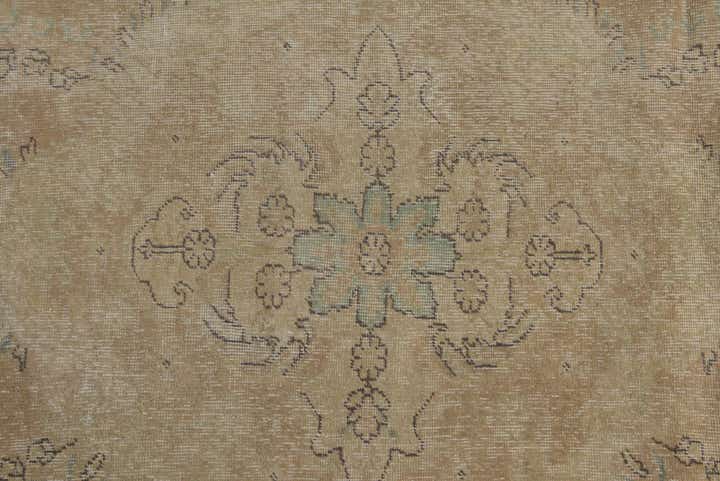 9' 3 x 12' 5 Hand Knotted Ultra Vintage Persian Wool Rug